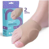 feet bcn Hallux Valgus Bandage. Elastische und weiche Ballenschutz. Einheitsgröße. 2 Einheiten.