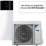 Daikin ERGA04EV / EHVX04S23E6V 4,0 kW + 6,0 kW Heizung - Altherma 3 R F Niedrigtemperatur - Wärmepumpe Set - 230 l Tank