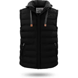 normani Outdoor Sports Herren Winter-Steppweste Nanaimo in Schwarz | Gr.: 7XL