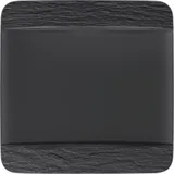 Villeroy & Boch Manufacture Rock Speiseteller 28 x 28 cm black