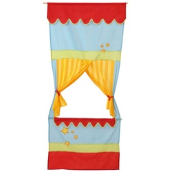 roba® Kasperletheater (Puppentheater, Stand-Kaspertheater, aus Massivholz) bunt