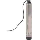 vidaXL Tiefbrunnenpumpe 55 m 1000 W silberfarben
