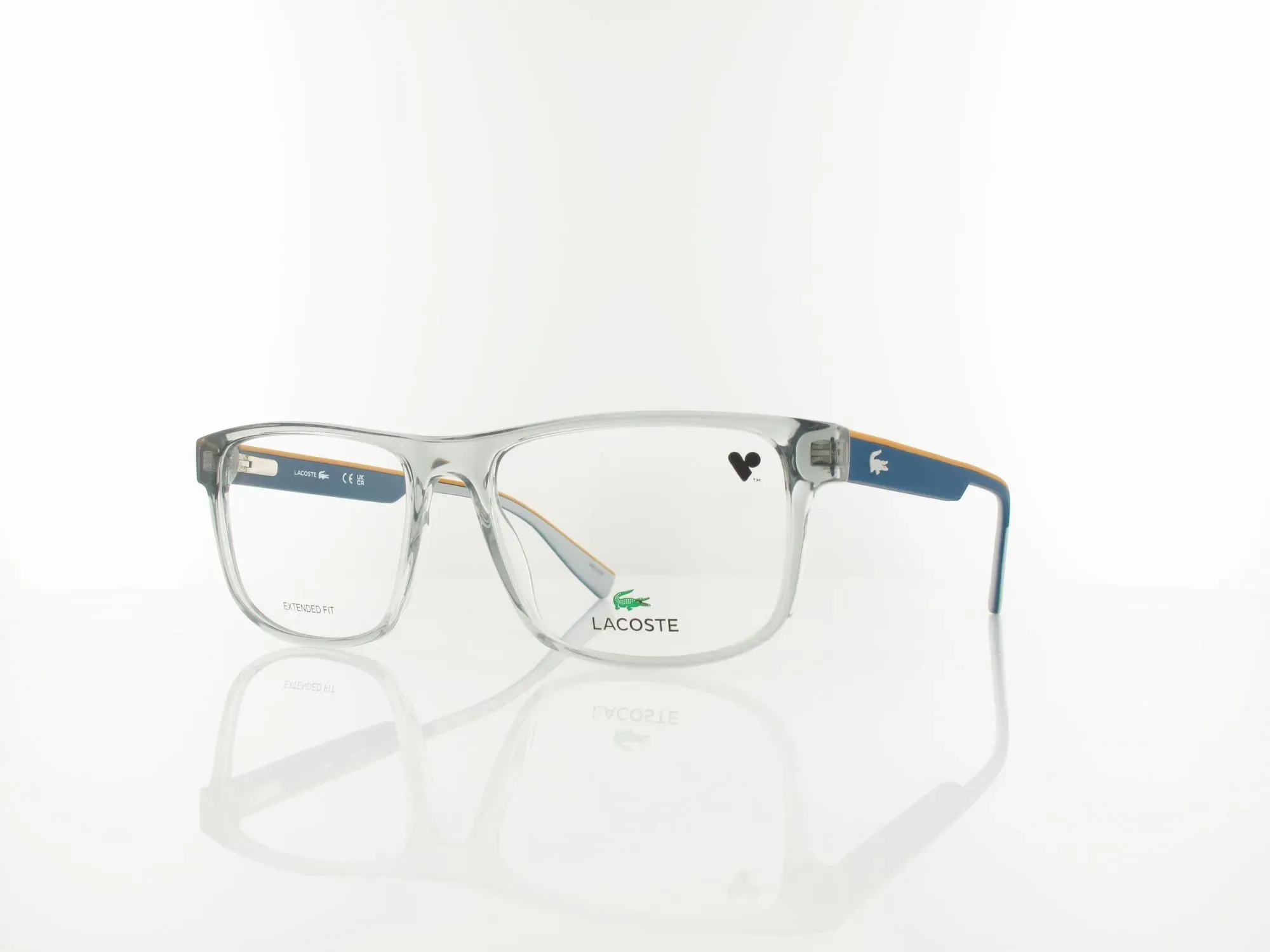 Lacoste L4011 035 56 transparent light grey