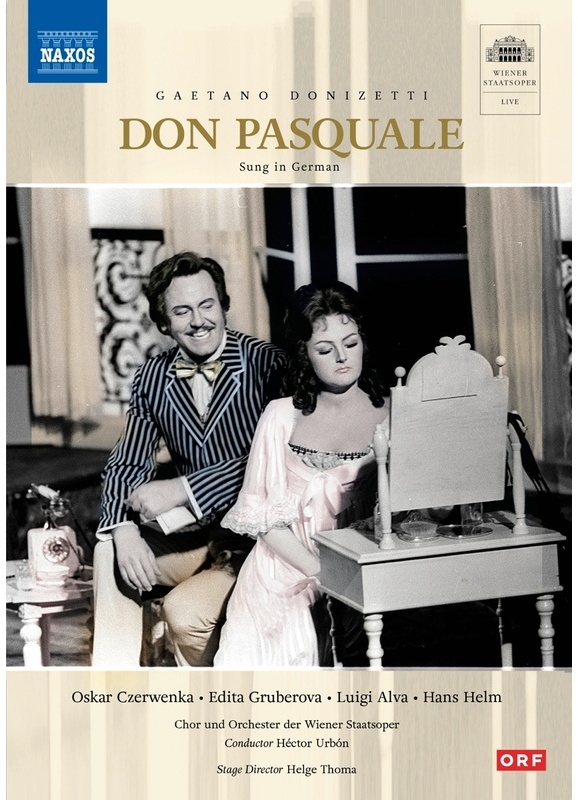 Don Pasquale (Wien 1977) - Gruberova  Urbon  Orch.der Wiener Staatsoper. (DVD)