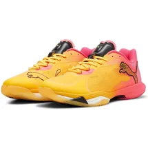 Puma Vantage Nitro Hallenschuhe Unisex Orange/Schwarz/Gelb 49,5