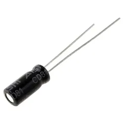 Elektrolytkondensator, 1μF, 100V, 105°C, ±1%, radial, THT