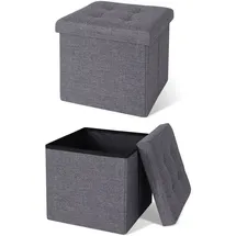 tavora Sitzhocker 38 x 38 x 38 cm 1-tlg. grau