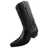 Sendra Boots 3241 Herren Cowboy-Stiefel Schwarz - Schwarz - 45