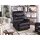 Beliani Sessel Eslov Polyester 85 x 103 x 90 cm Schwarz mit Kissen