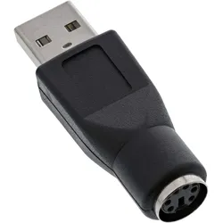InLine USB PS/2 Adapter - USB Stecker A auf PS/2 Buchse