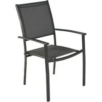 Merxx Milano Stapelsessel 2er Set, graphit/grau,