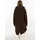 Zwillingsherz Kurzmantel "Alissa Shiny", Damen, Gr. S/M, braun, Sweatware, Obermaterial: 50% Baumwolle, 50% Polyester, bedruckt, bestickt, unifarben, bequem ca.