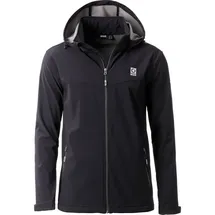 Lpo Softshelljacke Softshelljacke Melvin abnehmbare, verstellbare Kapuze schwarz XL (54)