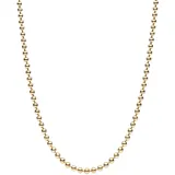 Pandora 364354C00-50 Damen-Kette Kugelkette Goldfarben 50 cm