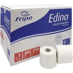 FRIPA Toilettenpapier Edina 3-lagig, 60 Rollen weiß