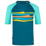 TROLLKIDS Haukland T Badeshirt Blau 104