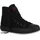 Mytrendshoe Damen High Top Sneakers Sportschuhe Kult Schnürer 94589, Farbe: Schwarz Schwarz Lucky, Größe: 36 - Schwarz - 36
