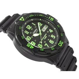 Casio Uni Uhr Casio MRW-200H-3B - Schwarz/Grün