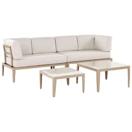 Beliani Lounge Set 6-tlg. Beige