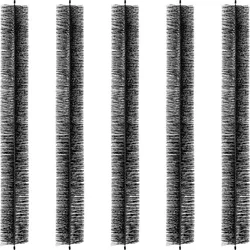 VEVOR Dachrinnenbürste, 4,6 m Gesamtlänge, φ110 mm, Dachrinnenreinigungswerkzeug, Laubschutz für 12,7 cm Dachrinnen, entfernt mühelos Blätter und Schmutz vom Dach,  5er-Pack