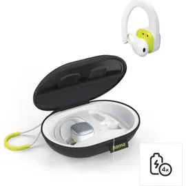 Hama Spirit Athletics True Wireless, Ohrbügel, Weiß/Gelb