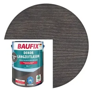 baufix Dekor-Langzeitlasur, - anthrazitgrau,