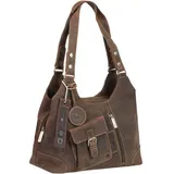 GREENBURRY Vintage Revival Vol. 1 Shopper Leder Braun