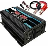 Reiner Sinus-wechselrichter 12v 220v 4000w Mit Reinem Sinus-wechselrichter, Transformator Ausgestattet Mit Einem Eu-stecker, Einem Usb-anschluss, Einem Typ-c-anschluss Und Einem Lcd-bildschirm.