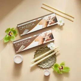 Aura Herbals Hopi-Kerzen, 5 Paar - Gelb