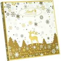 Lindt Schokolade Goldstücke Adventskalender 2024 , 156 g , Adventskalender mit 24 süßen Überraschungen , Schokolade für die Weihnachtszeit , Schokoladen-Geschenk