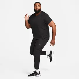 Nike Dri-FIT UV Miler kurzarm Laufshirt Herren 010 black/reflective silv M