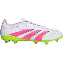 adidas Predator Pro FG Herren Cloud White/Lucid Pink/Lucid Lemon 43 1/3
