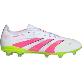 adidas Predator Pro FG Herren Cloud White/Lucid Pink/Lucid Lemon 43 1/3