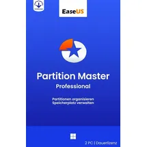 EASEUS Partition Master Professional 2026 2 PC Dauerlizenz
