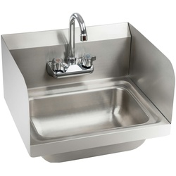Royal Catering Edelstahl Waschbecken - inkl. Armatur