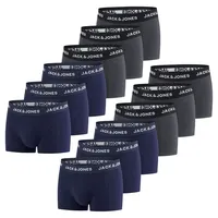 JACK & JONES Boxershorts Herren 12er Pack JACJEANS TRUNKS