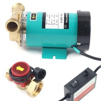 Druckerhöhungspumpe Automatische Hauswasserwerk Booster Pumpe Heißwasserpumpe Kreiselpumpe Boosterpumpe mit Automatik Start/Stopp, Geschwindigkeit 2850r/min, Max. Durchflussrate: 25L/min