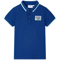 Kinder-Poloshirt Dunkelblau 116 – Klassisch, bequem & mit sportlicher Stickerei - 116