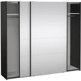 Tvilum Schiebetürenschrank Catania 245 x 220 x 0 cm Schwarz