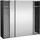 Tvilum Schiebetürenschrank Catania 245 x 220 x 0 cm Schwarz