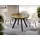 WFL GROUP Esstisch, Eiche, Holzwerkstoff, 10-Sitzer, Rund,Rund, 100x76x100 cm, Esszimmer, Tische, Esstische