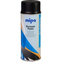 MIPA Bumper-Paint-Spray schwarz Stoßstangenlack Struktur,Autolack 400ml