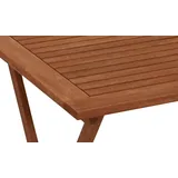 TPFGarden Gartentisch ORLANDO (Robuster Outdoor Gartentisch rund, 70x70x20cm), Outdoor Esstisch, Terrassentisch, Hochwertige Verarbeitung braun