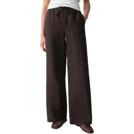 Opus Mileni Resort Wide Leg Hosen Dunkelbraun 38