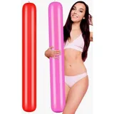 2 Stück Poolnudeln, Schwimmnudeln, für Bad oder Aquasport, Schwimmspielzeug, Schwimmstange, 105cm