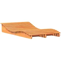 Festnight Doppelliege Outdoor 2 Personen Doppel Sonnenliege Holz Holzliege Gartenliege Sonnenbett Massivholz Loungebett Gartenbett Liegestuhl Strandliege Garten Liege Outdoor Strand Schwimmbad