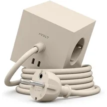 Avolt Square 1 Steckdosenleiste USB-C 30 W 1,8 m  Nomad Sand