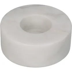 Kerzenhalter MARBLE weiß