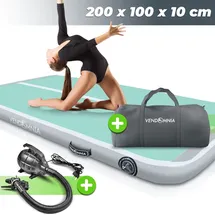Vendomnia TRACK Matte - aufblasbar, Tumbling Gymnastikmatte, Turnmatte, Trainingsmatte, Fitnessmatte