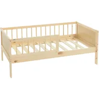 ML-Design Kinderbett ML-Design 70 x 140 cm Massivholz natur
